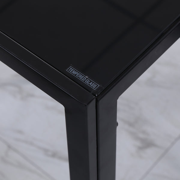 Esstisch Küchentisch modern gross 120x60cm schwarz