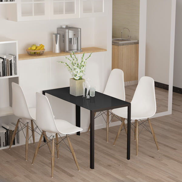 Esstisch Küchentisch modern gross 120x60cm schwarz