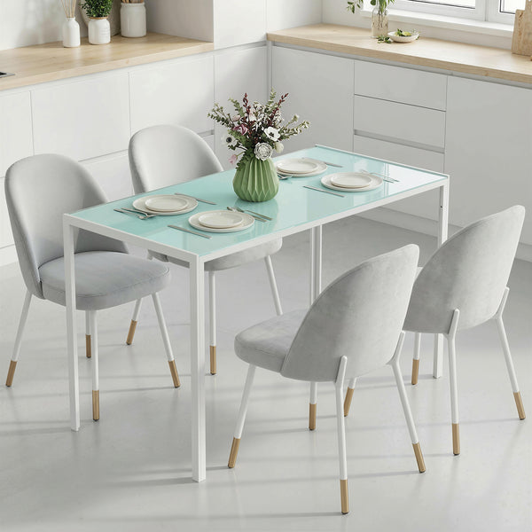 Esstisch Küchentisch modern gross 120x60cm weiss
