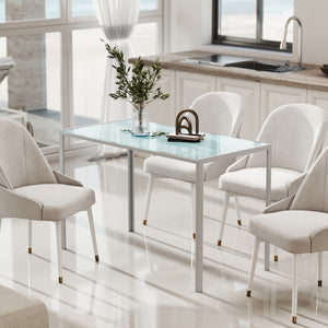 Esstisch Küchentisch modern gross 120x60cm weiss