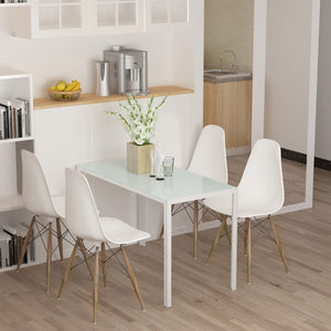 Esstisch Küchentisch modern gross 120x60cm weiss