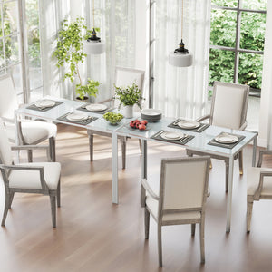 Esstisch Küchentisch modern gross 120x60cm weiss