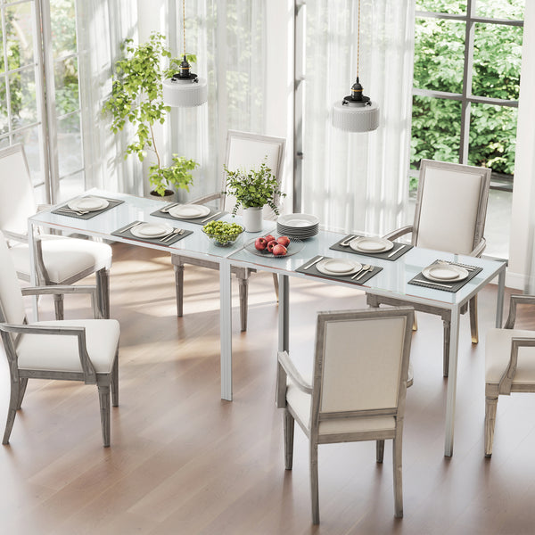 Esstisch Küchentisch modern gross 120x60cm weiss