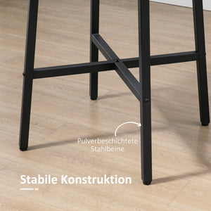 Esstisch für 4 Personen 80x80cm stabil Braun