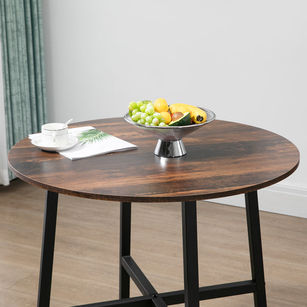 Esstisch für 4 Personen 80x80cm stabil Braun