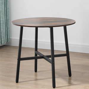 Esstisch für 4 Personen 80x80cm stabil Braun