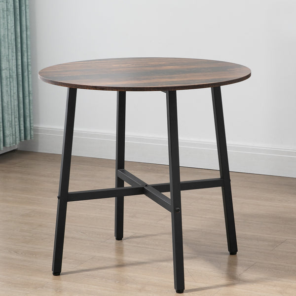 Esstisch für 4 Personen 80x80cm stabil Braun