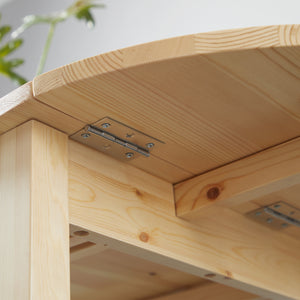 Esstisch Küchentisch klappbar für 6 Personen aus Holz natur