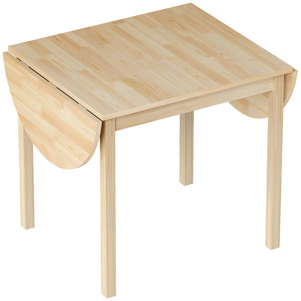 Esstisch Küchentisch klappbar für 6 Personen aus Holz natur