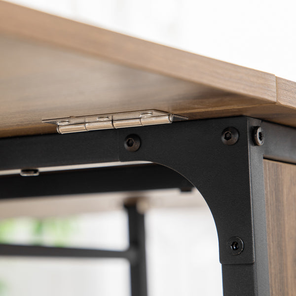 Esstisch klappbar mobil 130x80x74cm Hellbraun