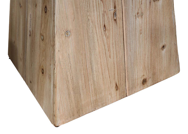 Esstisch Esszimmertisch rund Industrial Massivholz Ø120cm natur Metall-Optik