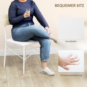 Esstisch Set für 4 Personen mit Bank und Stühlen Eiche Holz