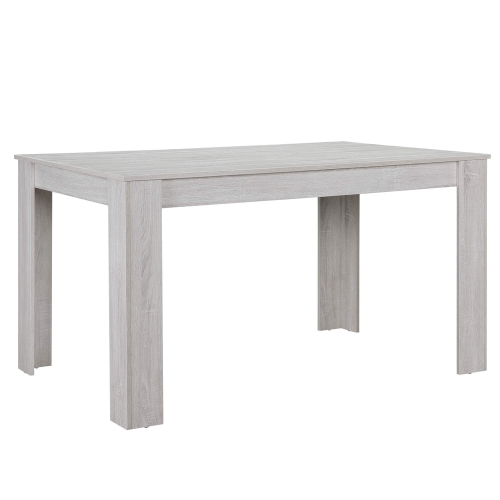 Table de salle à manger Nora 140x90 cm Chêne Blanc