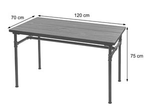 Esszimmer-Set 4 Esszimmerstühle mit Esstisch Ulme Holz Industrial grau