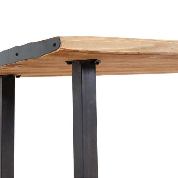 Esszimmer-Set Esstisch Sitzbank Massivholz 200cm natur