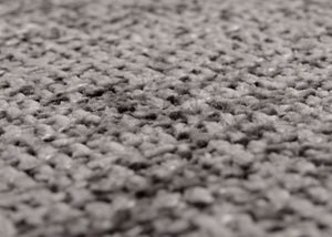 Esszimmer-Set 2er-Set Stuhl und Sitzbank 160cm Edelstahl Chenille dunkelgrau