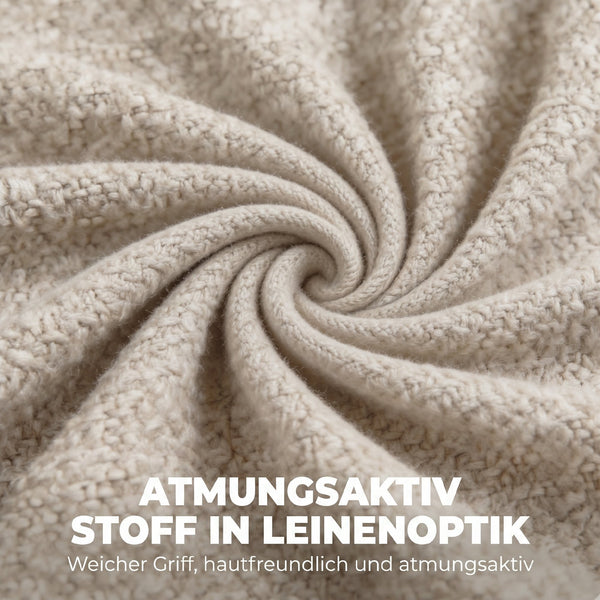 Esszimmerstühle gepolstert für Küche mit Stahlbeinen beige