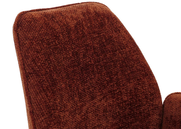 Esszimmerstuhl Küchenstuhl Armlehne drehbar Auto-Position Chenille Öko-Tex rot