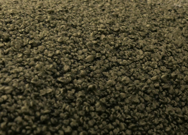 Esszimmerstuhl Küchenstuhl drehbar Auto-Position Bouclé grün Armlehne