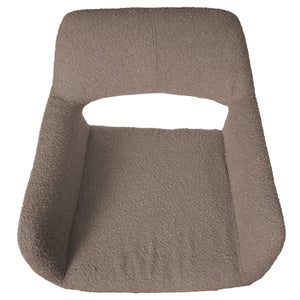 Esszimmerstuhl Küchenstuhl Polsterstuhl Holz Bouclé taupe