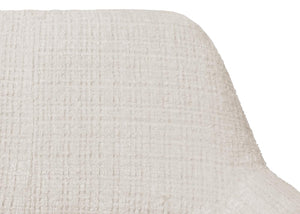 Esszimmerstuhl Küchenstuhl Polsterstuhl Holz Chenille creme