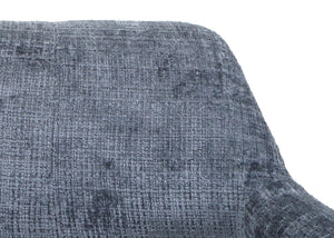 Esszimmerstuhl Küchenstuhl Polsterstuhl Holz Chenille dunkelgrau