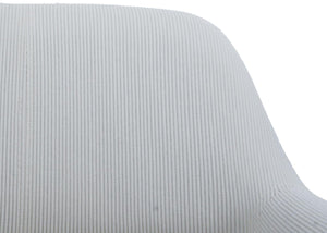 Esszimmerstuhl Küchenstuhl Polsterstuhl Holz Cord creme-weiss