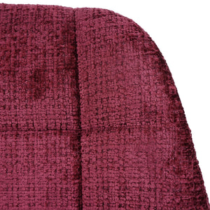 Esszimmerstuhl Küchenstuhl Drehstuhl Stahl Chenille bordeaux