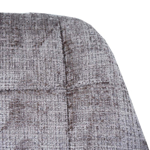 Esszimmerstuhl Küchenstuhl Drehstuhl Stahl Chenille braun