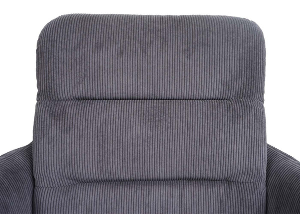 Esszimmerstuhl Küchenstuhl Lehnstuhl drehbar Auto-Position Cord grau