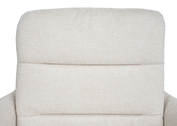 Esszimmerstuhl Küchenstuhl Lehnstuhl drehbar Auto-Position Stoff creme-beige