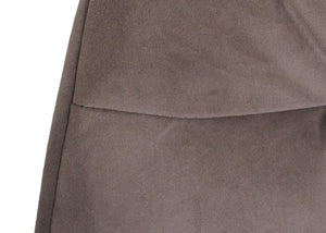 Esszimmerstuhl Küchenstuhl Polsterstuhl Armlehne drehbar Metall Stoff braun
