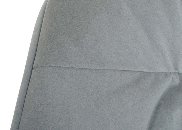 Esszimmerstuhl Küchenstuhl Polsterstuhl Armlehne drehbar Metall Stoff hellgrau