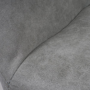 Esszimmerstuhl Küchenstuhl Retro 50er Jahre Textil vintage betongrau helle Beine