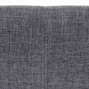 Esszimmerstuhl Küchenstuhl Retro 50er Jahre Textil grau dunkle Beine