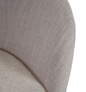 Esszimmerstuhl Küchenstuhl Retro 50er Jahre Textil creme/grau