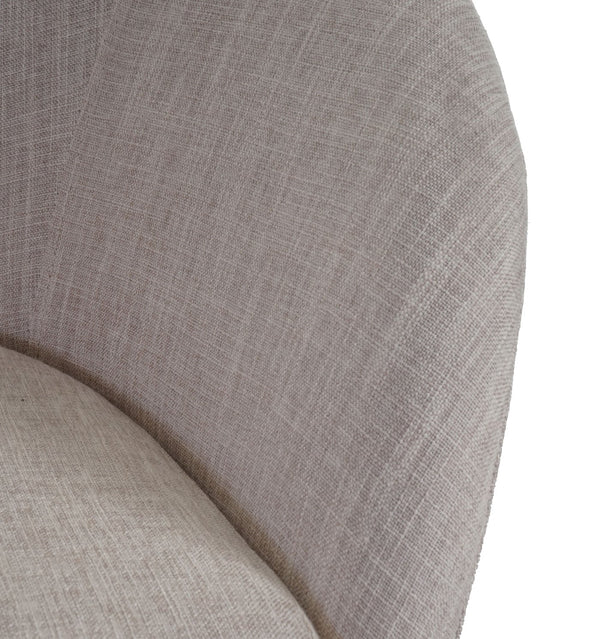 Esszimmerstuhl Küchenstuhl Retro 50er Jahre Textil creme/grau