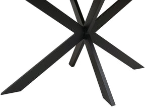 Esszimmertisch Küchentisch Esstisch Industrial MDF Metall 180cm helle Eiche-Optik