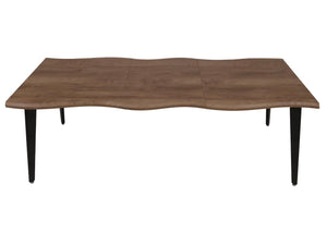 Esszimmertisch Ausziehtisch Esstisch Eisen MDF 160-220cm helle Eiche-Optik
