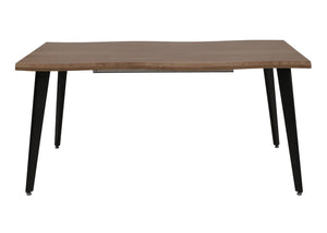 Esszimmertisch Ausziehtisch Esstisch Eisen MDF 160-220cm helle Eiche-Optik