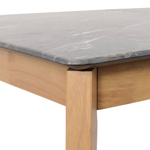 Esszimmertisch Esstisch ausziehbar 160-200x90cm Marmoroptik helle Beine