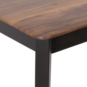 Esszimmertisch Esstisch ausziehbar 160-200x90cm Sheesham-Optik dunkle Beine