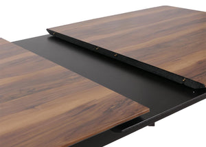 Esszimmertisch Esstisch ausziehbar 160-200x90cm Sheesham-Optik dunkle Beine