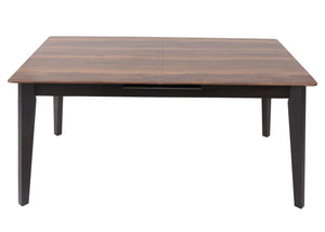 Esszimmertisch Esstisch ausziehbar 160-200x90cm Sheesham-Optik dunkle Beine