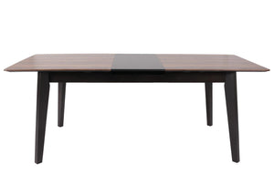Esszimmertisch Esstisch ausziehbar 160-200x90cm Sheesham-Optik dunkle Beine