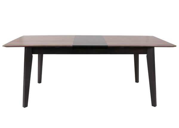 Esszimmertisch Esstisch ausziehbar 160-200x90cm Sheesham-Optik dunkle Beine