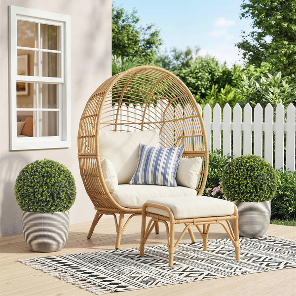 Eukalyptuskugeln künstlich UV-beständig 2er-Set für aussen 52cm