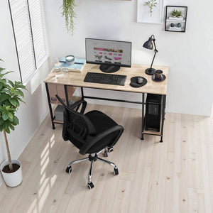 Computer-Schreibtisch Stoke Industrial Holz hell, Eiche Sonoma