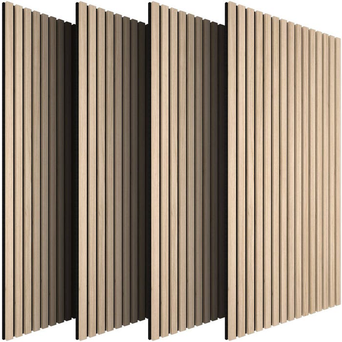 Akustikpaneele Sonic Wall Eiche hell 4er Set