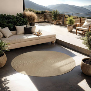 Woven rug Vibe made from jute and plastic fibers